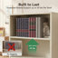 Bibliothèque standard de 27,95 pouces de large, tablette de rangement robuste pour l'espace domestique-1535958546