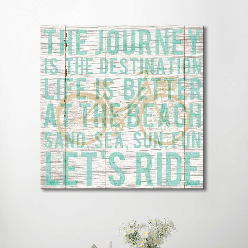 «Bon Voyage Cruiser I», art textuel sur toile, H 24 po x l 24 po x P 1,5 po, Toile tendue