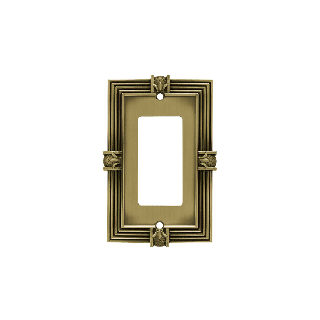 Pineapple 1-Gang Rocker Wall Plate Franklin Brass 