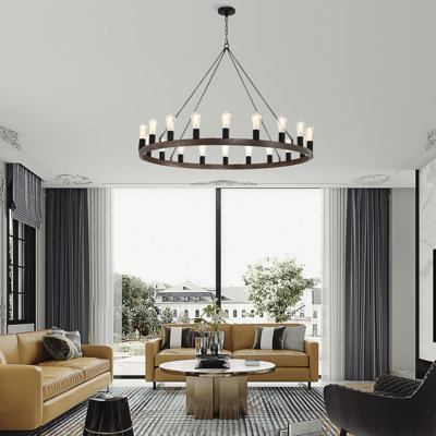 Lustre rond 20 lumières Godalming