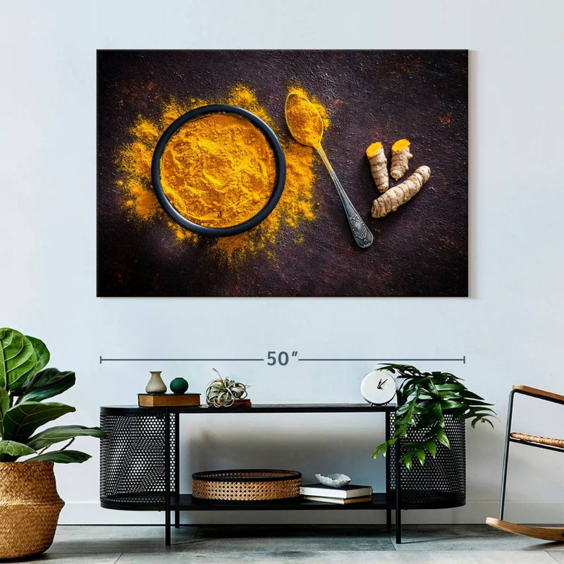 Turmeric Powder Bowl, 34" H x 51" W