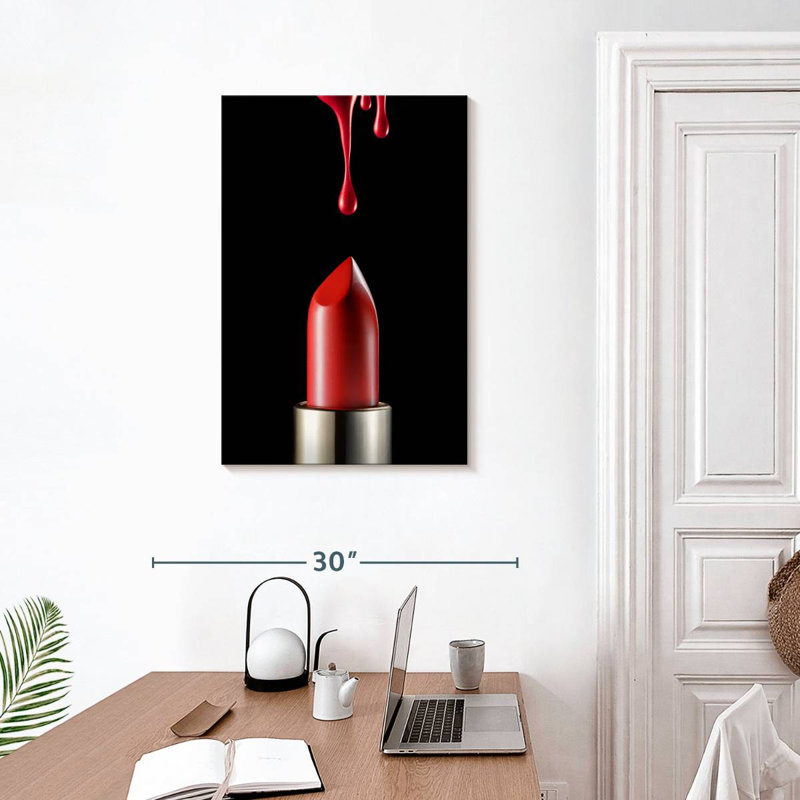 Shuttleworth Lipstick, 30" H x 20" W