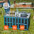 Collapsible Storage Bins with Lids, 65L 3 Packs, Folding Plastic Stackable Utility Crates with Handles, Large Heavy-Duty Containers for Clothes, Toys, Books, Snack, Shoes, and Grocery Organizing
