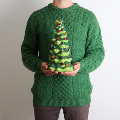 Lighted Ceramic Christmas Tree