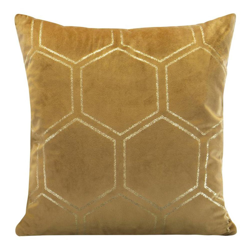 Microfiber Square Pillow Case, Gold