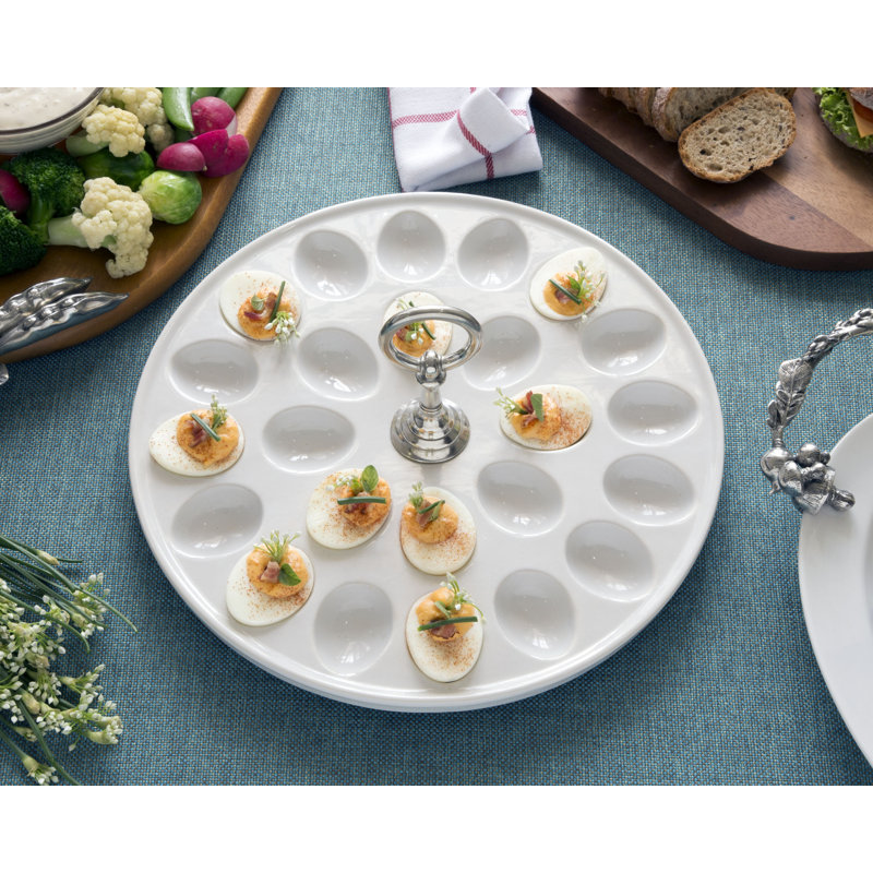 Medici Living Stoneware Egg Platter