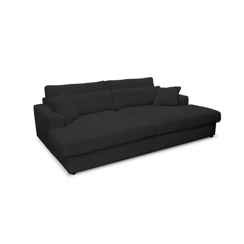 Rishabh Sleeper Sofa, Black