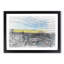 Above New Orleans in Louisiana in Abstract - Framed Print-55629063-55629064