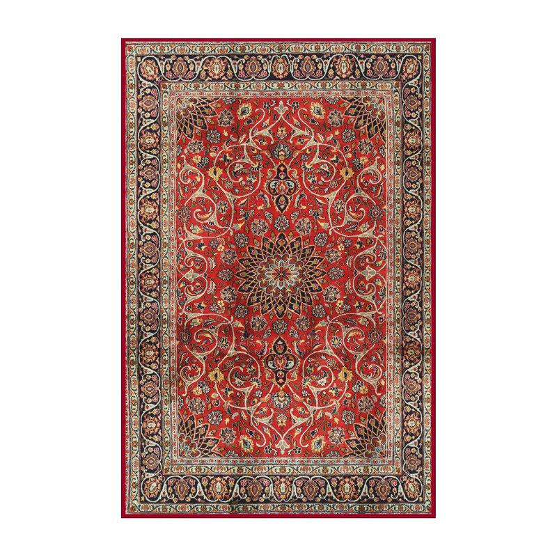 Tapis oriental orange, Rectangle 2 pi x 3 pi