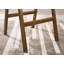 Ensemble de 2 tabourets empilables avec siège profilé et fabrication en bois massif