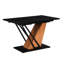 63,22 po, table de travail extensible de 46,46 po, structure en métal, extensible moderne contemporain et métal, pour usages multiples