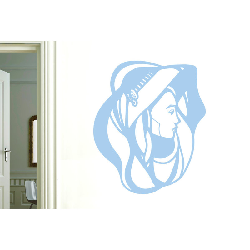 Wall Decal, Light Blue, Large