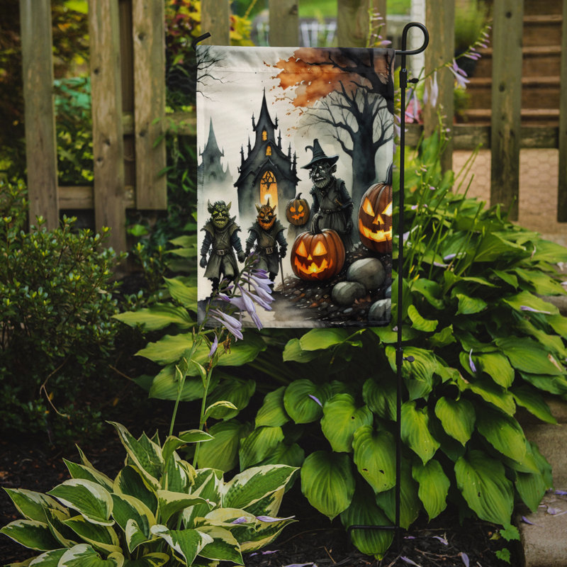 Drapeau de jardin Orcs Spooky Halloween