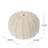 Knitted Cotton Round Pouf-641853368