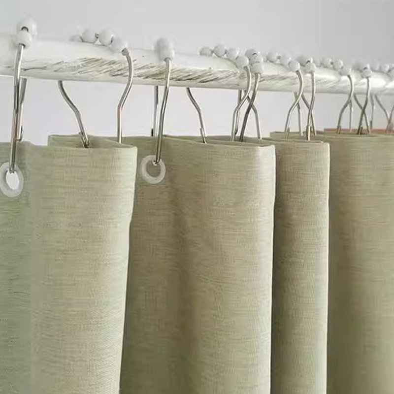 Rideau de douche en polyester, Vert