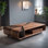 Table basse rétro au design minimaliste