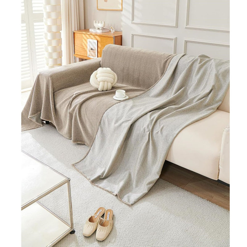 Sofa Slipcover, Brown