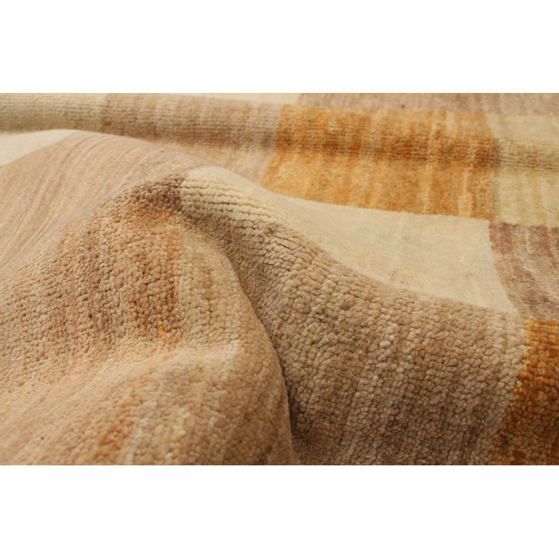Taylor-Jake One-of-a-Kind 4' X 4'1 New Age Wool Area Rug in Yellow