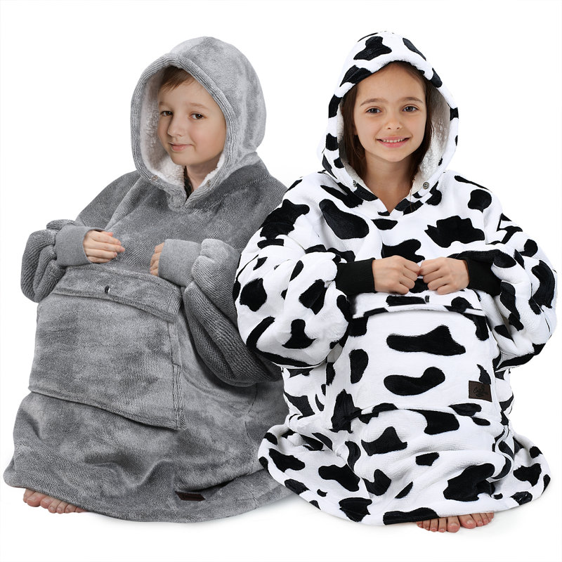 Sweat à capuche pour enfants Catalonia, Bois de frêne gris