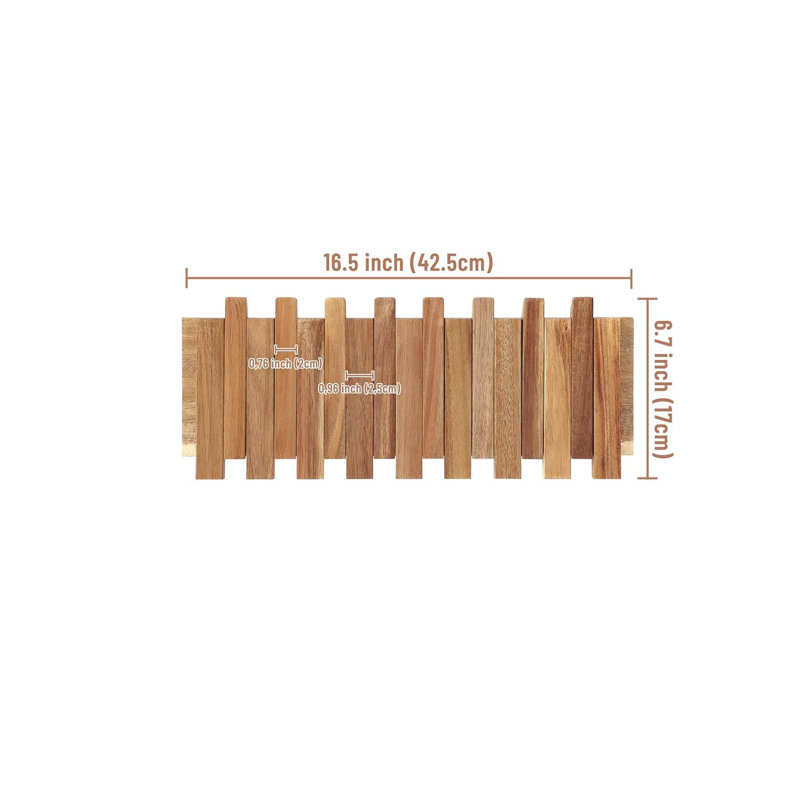 Wall Mounted Required 8 - Hook Coat Rack