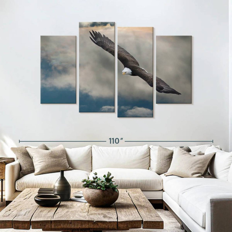 Brampt Soaring Eagle, 54" H x 84" W