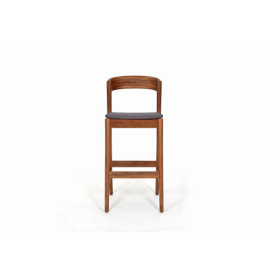 Pirwi Yes Stool with Solid Wood Frame