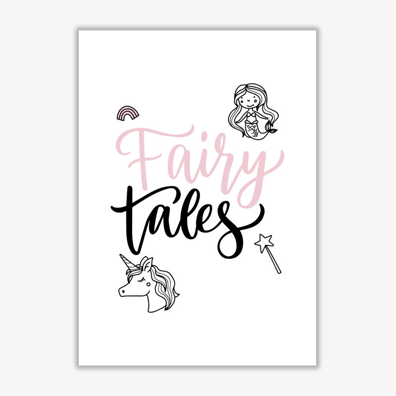Fairy Tales - Painting, No Frame, 42 cm H x 30 cm W x 1 cm D