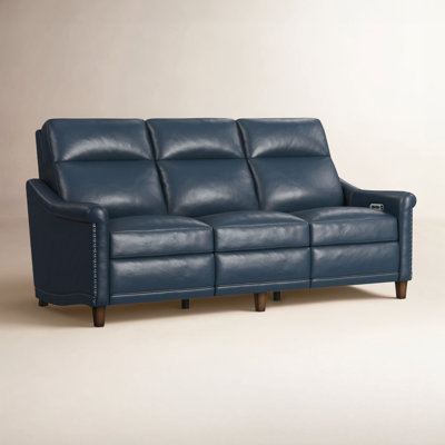 Elizabeth 82'' Leather Power Reclining Sofa