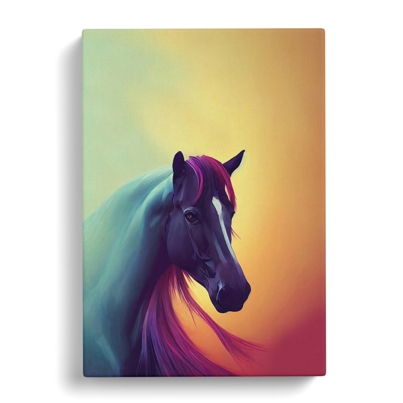 Mystical Horse - Wrapped Canvas, 50cm H x 35cm W x 3cm D