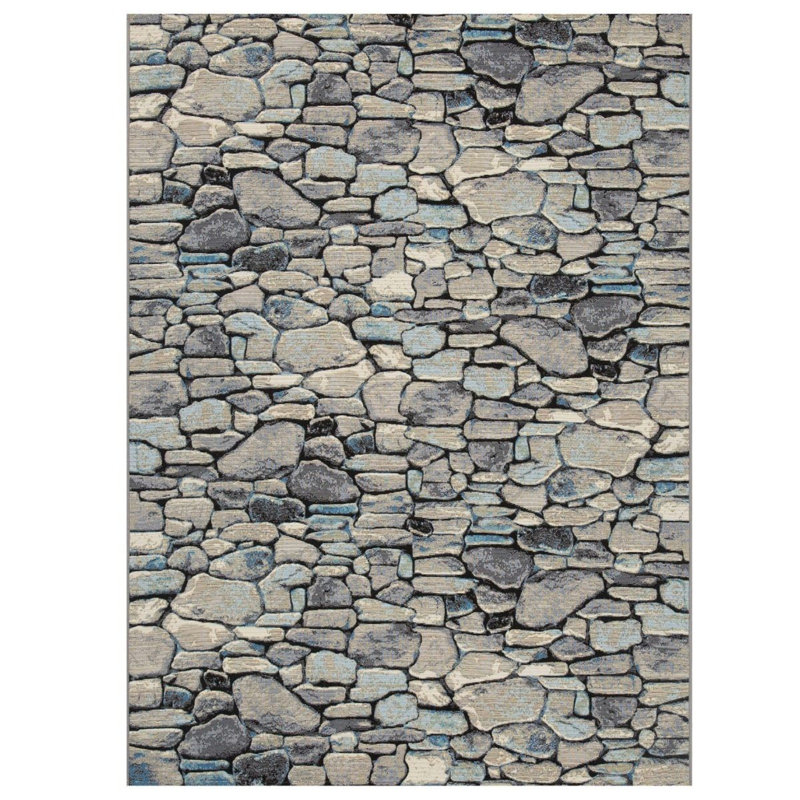 Abdihamid Abstract Indoor / Outdoor Area Rug, Rectangle 160 x 230cm