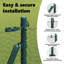 Hexagon Fence Green Steel-327239779