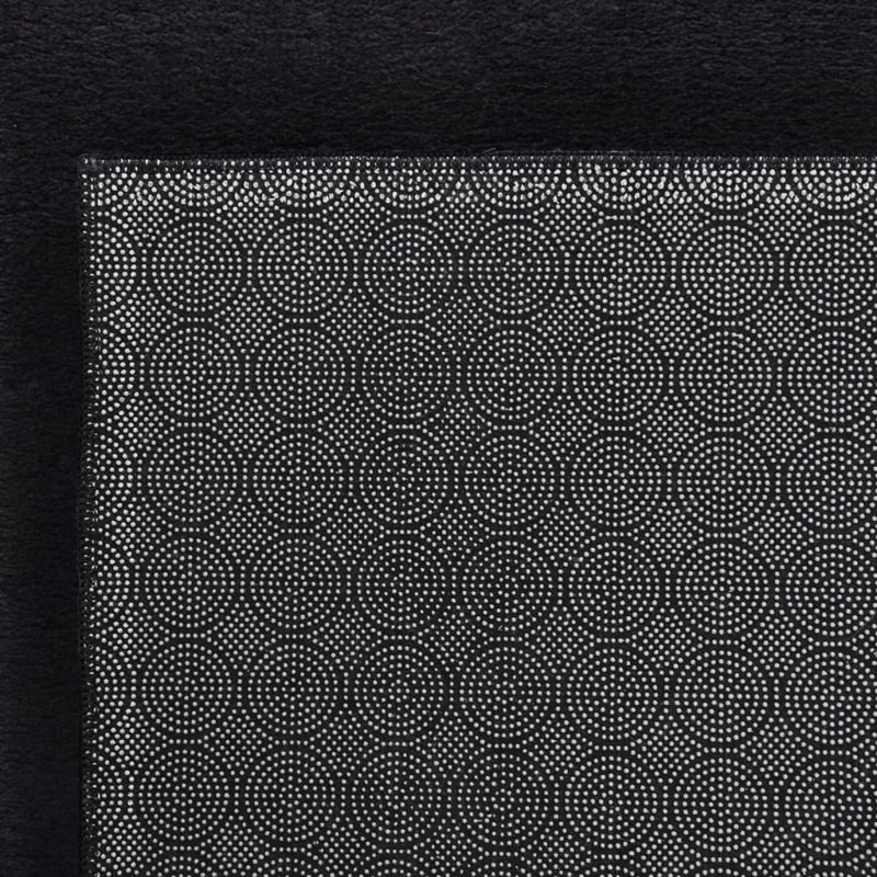 Joe-Alexander Washable Rug Soft Fluffy Short Pile Anti Slip Black, Rectangle 160 x 230cm