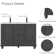 48" Double Sink Bathroom Vanity Base Only, Painted Surface, Soft-Close Doors