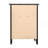 Stylish Transitional Black Nightstand For Bedrooms-390999537
