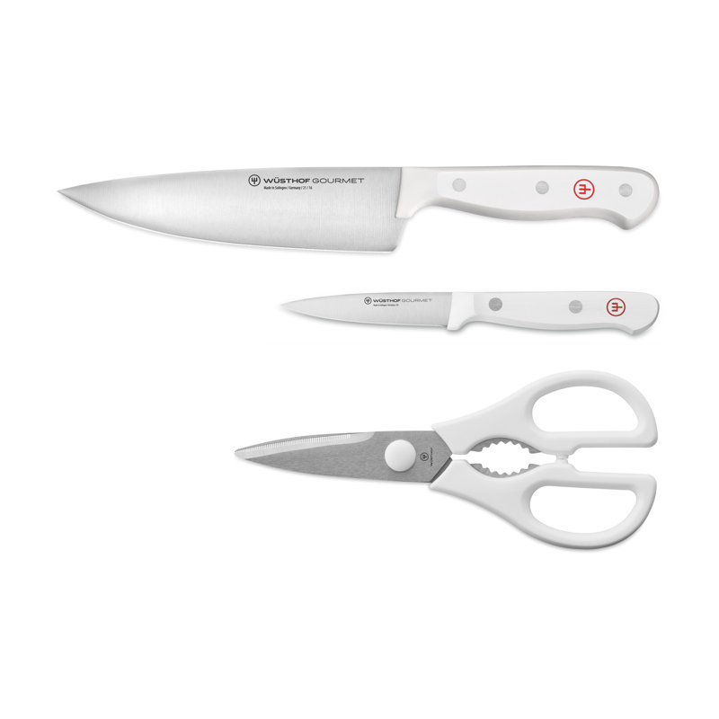 Ensemble de 3 couteaux de préparation WÜSTHOF Gourmet
