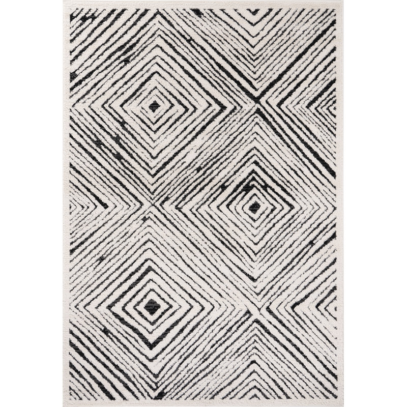 Odena Collection Transitional Abstract Area Rug, Rectangle 2' x 3'