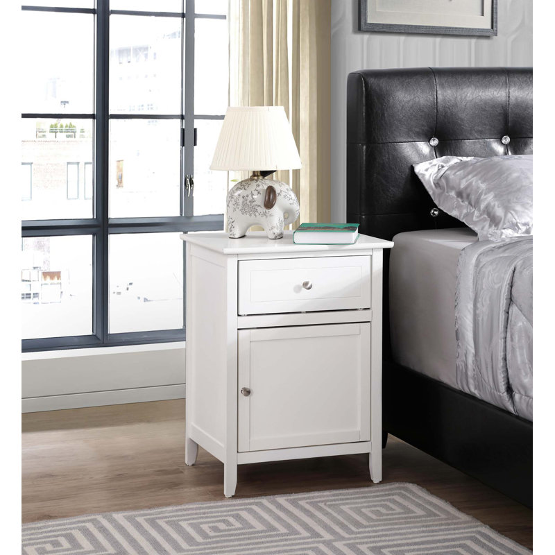 Transitional Nightstand For Every Bedroom, White