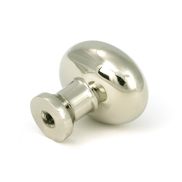 Moore Cabinet Knob, 1.50" Knob Diameter, Polished Nickel