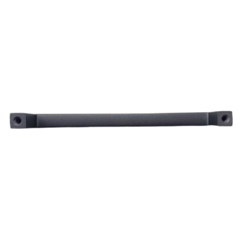 Poignée carrée - aluminium, 6 3/10", Gris mat