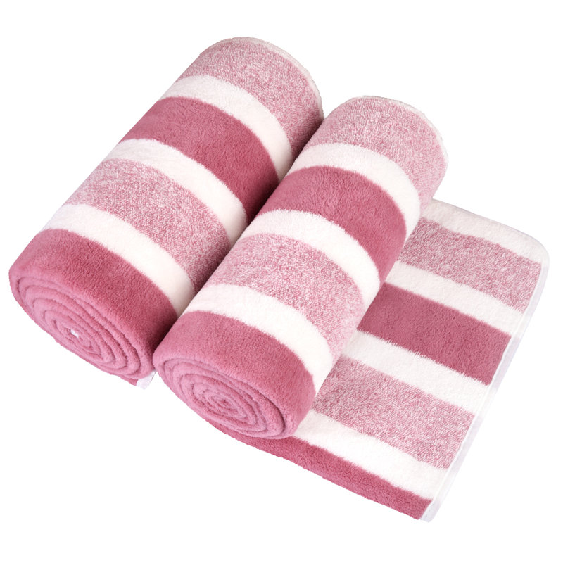 Ensemble de serviettes de bain 2 pièces Iroise, Rose