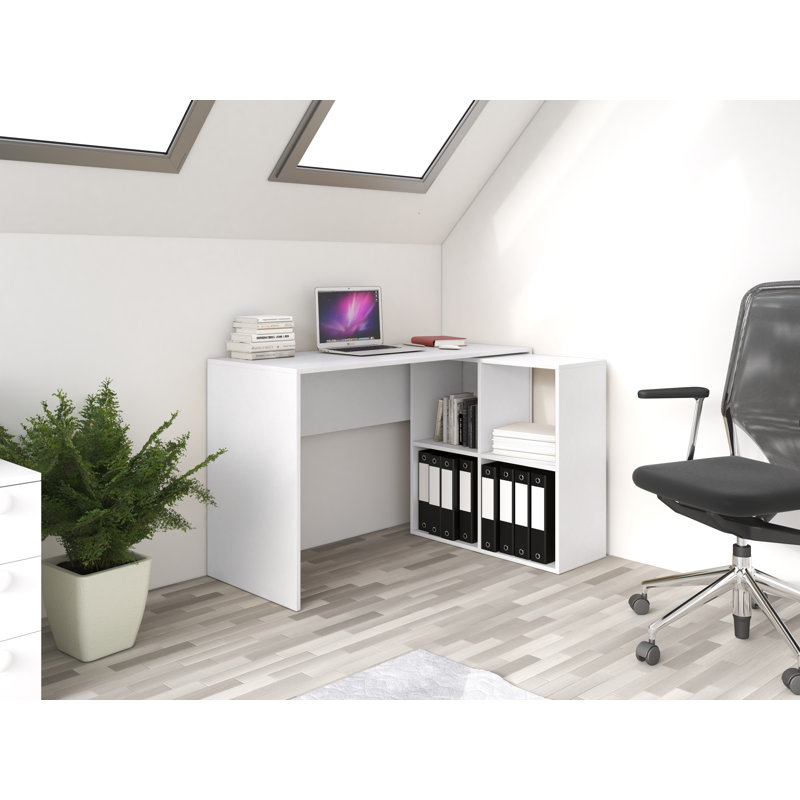 Benay Computer Desk, White