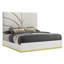 Ensemble de chambre à coucher Kocher Queen 2 pièces blanc-130461349-130461350