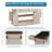 Harpenden Solid Wood Kitchen Island with Locking Wheels-14415283