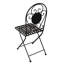 Spivey Folding Patio Dining Side Chair with Cushion