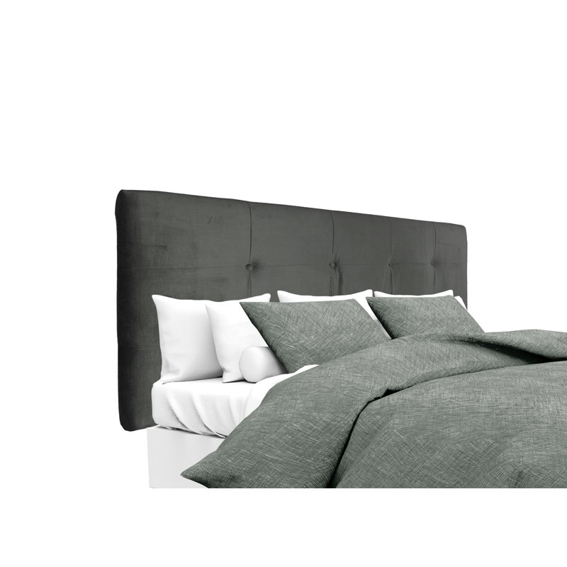 Zaniyah Upholstered Headboard, California King, Pewter