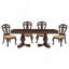 Magnifique table de salle à manger rectangulaire de conception traditionnelle 1pc