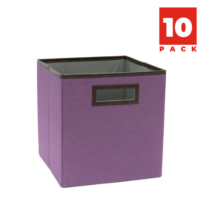 Bac de rangement en tissu Premium Cubeicals, 10, Purple