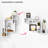 Nest Square Interlocking Box Accent Wall Shelf-1227341089