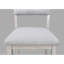 Mobilier de salle à manger en bois massif de 2 po avec revêtement gris clair et gris