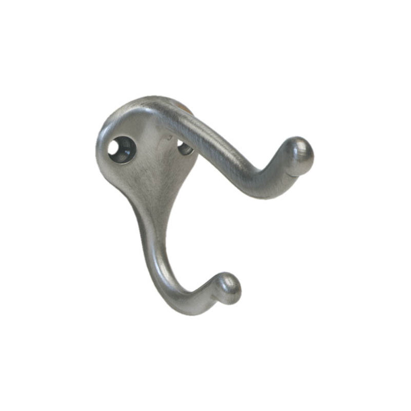 Double Coat and Hat Hook, Satin Bronze